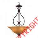 Lt12-3p 045734960183 60w E26 Pendant Amber Fix 3lmp Harbor Med Pndt Boston