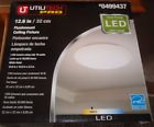 Fixture-18 0499437 Utilitech Pro Led White Flushmount Ceiling Lumens
