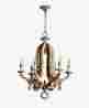 05147 Galleon Light Chandelier Cyan Design Old World Tuscan Wood