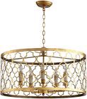 06624 Euroluxhome Pendant Chandelier Cyan Design Romeo Gold Leaf 100014157575