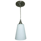 0749835 Portfolio Polished Nickel Mini Transitional Cone Pendant Lot Of