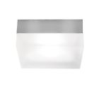 800fm90ls-cf 0756460015961 Tiella Lighting Satin Nickel Large Flush Mount Square