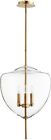 07588 Euroluxhome Pendant Chandelier Cyan 100014174596