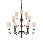 07627 Euroluxhome Pendant Chandelier Cyan 100014157346