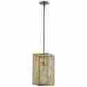 07676 Cyan Design Pendant Chandelier Allison 1 Light Satin Brass Gold Leaf Fi 100014176378