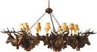 0843-s-ml Euroluxhome Chandelier Aspen Stag 616524196862