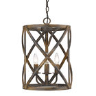 0890-3p Abi Golden Lighting Alcott Antique Black Iron Pendant 844375053960