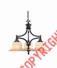 1-1805-3-59 Bronze Rex Chandelier House Lighting Hall Savoy Distressed Light