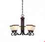 1-5774-5-13 15-6 Chandelier House Shades Cream Bronze English Marble Savoy