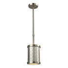 31423 1 Diamond Industrial Light Elk Pendant Modern Drum Nickel Plate