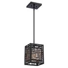 Knr1507k 1-light 7 Mini Mystic Black Pendant Kenner Finish Quoizel "
