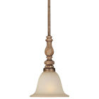 4201-290 1 Place Minka Abbott Lavery Patina Mini Classic Pendant Oak Light