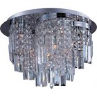 39800bcpc 10-light Chrome Mount Polished Maxim Belvedere Flush Lighting