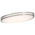 1000.0215.230 Hampton Bay Brushed Nickel Led Oval Flushmount 046335974999