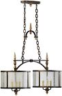 100014156820 Island Pendant Chandelier Cyan