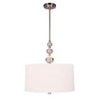 1001392715 Hampton Bay Laurel Hill Brush Glass Shades Accent 022011642062