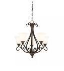 1001409292 Bay Ceiling Light Oil Rubbed Bronze Chandelier Frosted 6940500316062