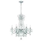 1001664597 Home Decorators Collection Hdc Chrome Crystal Chandelier 773546258098