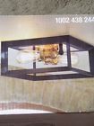 1002438244 Home Decorators Collection Walden Forge Light Flushmount Matte Black