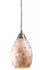 10141 10141-1-led Elk Lighting Capri Pendants Satin Nickel Open Box
