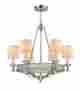10167-6 Elk Lighting Easton 6 Light Chandelier Ivory New 748119022956