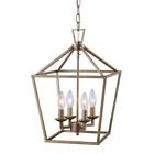 10264 Asl Lacey Antique Silver Leaf Pendant Open Cage 736916643016