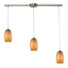 10330-3l-tb Elk Lighting Andover Satin Nickel Three Light Chandelier 748119063959