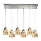 10412-6rc Elk Lighting Shells Satin 748119081984