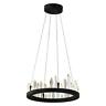 1043p16-101 Cwi Lighting Led Chandelier With Black Finish 695320066432