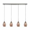 10444-4lp Elk Lighting Capri Light Wide Linear Pendant With 748119103662