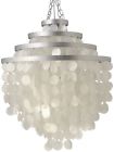 1050009 Kouboo Round Capiz Chandelier
