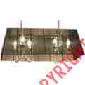 10660281 Sheer Double Luxe Crystal Chandelier Afd Home New Contemporary Modern Chrome Black Shade