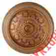 10741857 Burgundy Brocade Round Afd Home Decorative Architectural Ceiling Medallion 47 Dia Design