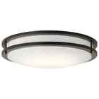 10786led Kichler Wide Led Flush Mount Ceiling Fixture 783927531672