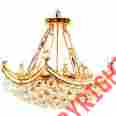 10790245 Crystal Basket Chandelier Afd Home New Gold Plated Lead Spheres Ball Petite Light