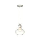 10807 Westinghouse Clear Glass Pendant Light Fixture Vintage Industrial 764872810807