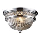 11225-2 Elk Lighting Two Light Flushmount Ceiling Fixture Crystallure 748119021218