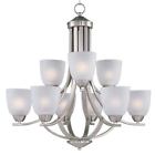 11226ftsn Maxim Lighting International Axis Satin Nickel Chandelier 783209008182