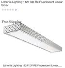 11241dp Re Lithonia Lighting Fluorescent Linear Silver
