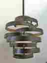 113-41 Vertigo Capital Lighting Corbett Mini Pendant Light Bronze Gold Leaf