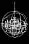 1130d32pn Elegant Lighting Palace Urban Classic Polished Neckel 6 Light 34.5 Crystal Chandelier
