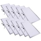 11cll007-sq24w-24x10 Yescom 10x 24w Led Recessed Ceiling Light 24 Panel Down Bright Bulb Home Office Lamp 640671067973