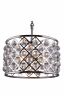 1204d20pn-rc Elegant Lighting Madison Light Crystal Chandelier Nickel 848145006163