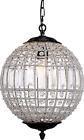1205d12db-rc Euroluxhome Pendant Olivia Clear Crystal Dark Bronze Metal 616524344775