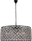 1214g43mb-rc Euroluxhome Pendant Madison Mocha Brown Clear Crystal Faceted 616524382784