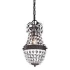 122-016 Sterling Industries Dark Bronze And Clear Crystal One 843558127498