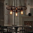 123 Rustic Wheel Light Country Ceiling Hanging Fixture Decorative Chandelier Pendant