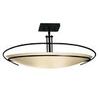 124341-20206 Light Hubbardton Bowl Iron 2 Ceiling Semi-flush Forge