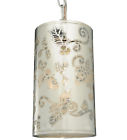 126761 Mistletoe Meyda Iron 5 Pendant " Shade Chrome Light Mini Lighting