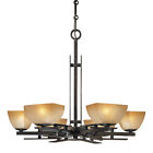 1276-357 6 Lineage Iron Chandelier Minka Lavery Oxide Light